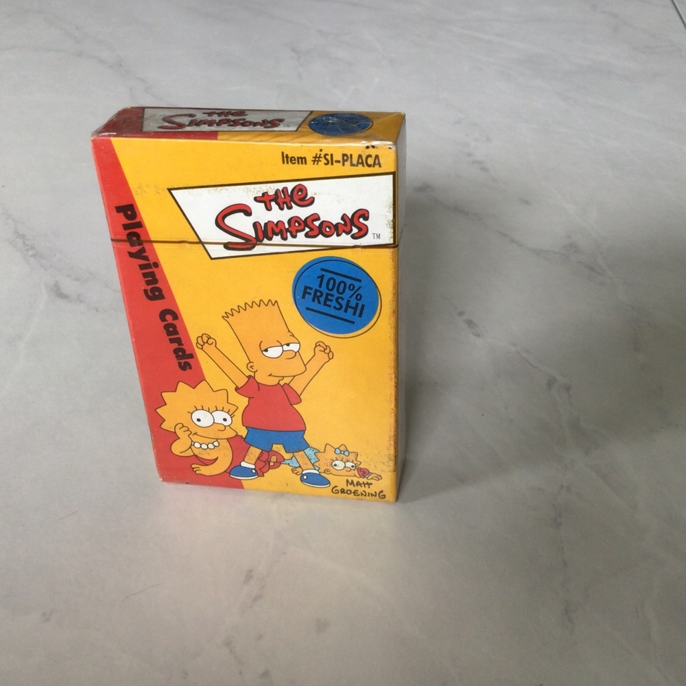 The Simpsons Brand New Unopened Collectible Playing Cards